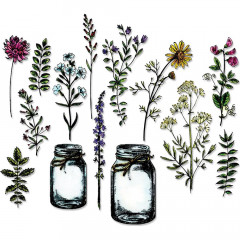 Framelits Dies by Tim Holtz - Flower Jar