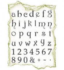 Clear Stamps - Alphabet klein