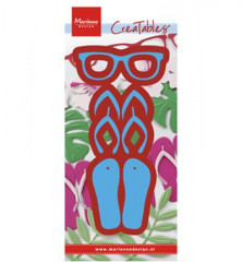 Creatables - Flip Flops und Sonnenbrille