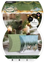 Studio Light - Christmas Forest A5 Gift Box Paper Pad - Pillow Boxes