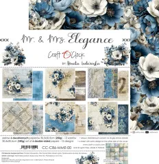 Verpackungsfoto mit Übersicht der sechs "Mr. & Mrs. Elegance"-Papiermotive