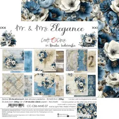Verpackungsfoto mit Übersicht der sechs "Mr. & Mrs. Elegance"-Papiermotive