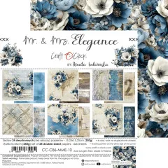 Verpackungsfoto mit Übersicht der sechs "Mr. & Mrs. Elegance"-Papiermotive