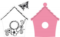 Collectables - Birdhouse flowers