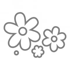 Framelits Die Set mit Stempel - Flowers, Daisies