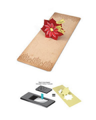 Pop n Cuts Magnetic Insert Die - Flower, Poinsettia 3D (Pop-Up)