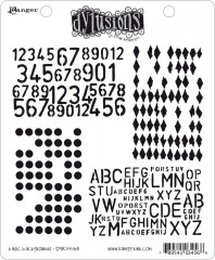 Dylusions Cling Stamps - Basic Backgrounds