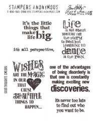 Cling Stamps Tim Holtz - Good thoughts