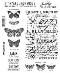 Cling Stamps Tim Holtz - Papillon