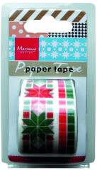 Paper Tape Christmas rot/grün