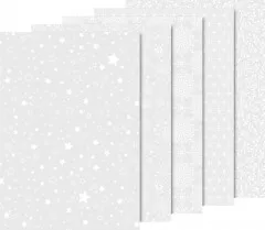 Transparentpapier A4 Set - Weihnachten weiss