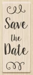 Holzstempel - Save the Date