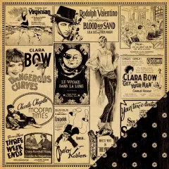 Curtain Call Designpapier - top billing