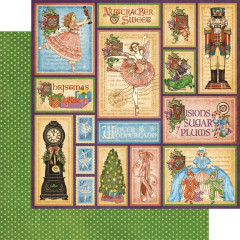 Nutcracker Sweet Designpapier - Holiday Magic