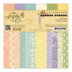 Secret Garden 6x6 Patterns and Solids Paper Pad