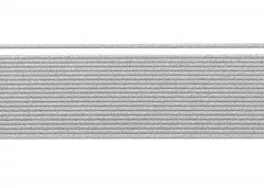 Verzierwachsstreifen, alusilber