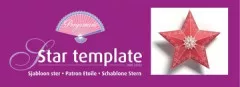 Schablone Stern