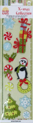 Filzsticker Pinguin, Weihnachtsbaum