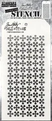 Tim Holtz Layering Stencil - Retro Pinwheel