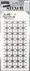 Tim Holtz Layering Stencil - Retro Snowflake