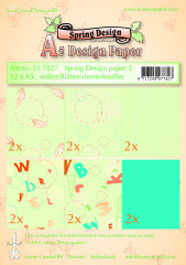 LeCrea Designpapier Set - Spring Nr. 2