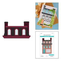 Fertiges Mansard Roof Die-Cut Set von Spellbinders in Einzelteilen