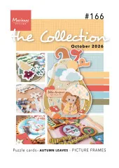Marianne Design Heft The Collection Nr. 166 im DIN A4 Format mit Igel im Regen und Beispielen