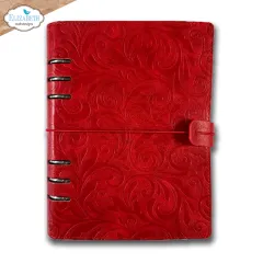 Art Journal - Memory Binder - Festive Red Embossed