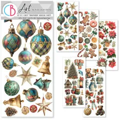 Merry & Bright - Transparent Adhesive Sheets