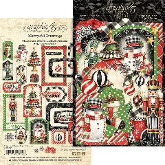Merry-ful Greetings - Chipboard Pieces, Tags & Frames