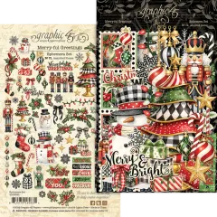 Merry-ful Greetings - Ephemera Die-Cut Assortment