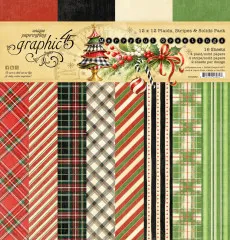 Merry-ful Greetings - 12x12 Plaids & Stripes Pack