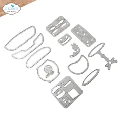Die 13 Stanzformen des Cat-Accessories-Sets im Überblick.