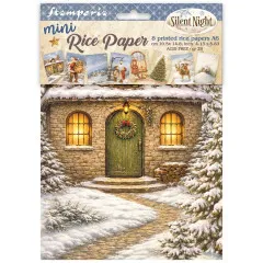 Stamperia A6 Mini Rice Paper - Silent Night