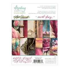 Secret Diary - 6x8 Art Journal Paper Pad
