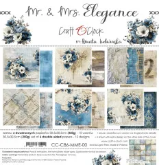 Mr. & Mrs. Elegance - 12x12 Paper Set