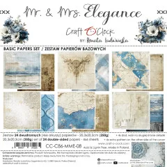 Mr. & Mrs. Elegance - 8x8 Basic Paper Set