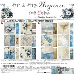 Mr. & Mrs. Elegance - 8x8 Medium Paper Set