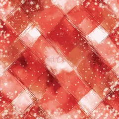 Rotes Musterpapier mit Sternen und Schneeflocken aus der Spirit of Christmas Kollektion