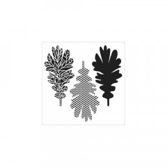 Crafters Workshop 6x6 Templates - Pattern Leaves