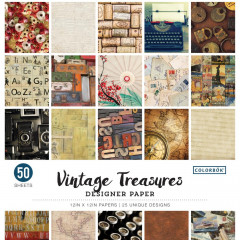 Vintage Treasures 12x12 Paper Pad