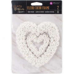 Memory Hardware Resin Frames - Fleur Coeur
