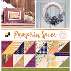 DCWV Pumpkin Spice 12x12 Cardstock Pack