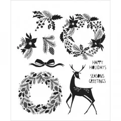 Tim Holtz Cling Stamps - Styled Woodlands