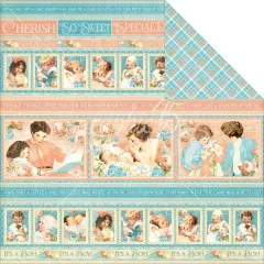 Precious Memories Designpapier - Cuddle Time