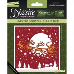 Die'sire Create-A-Card Cutting + Embossing Die - Christmas Ro