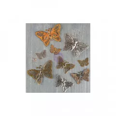 Finnabair Mechanicals Metal Embellishments - Grungy Butterflies