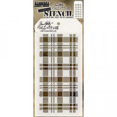 Tim Holtz Layered Stencil - Plaid