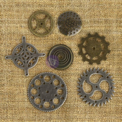 Mechanicals Metal Embellishments - Gears