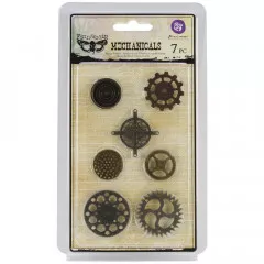 Mechanicals Metal Embellishments - Gears